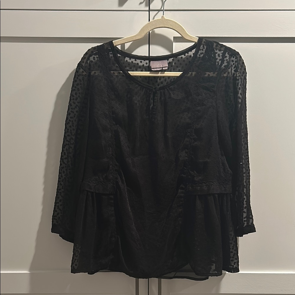 Anthropologie black top